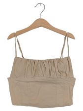 Zara top donna beige corsetto - zara,