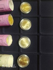 Lotto Di 4 Monete ITALIA da  2 Euro commemorative FDC da rotolino 