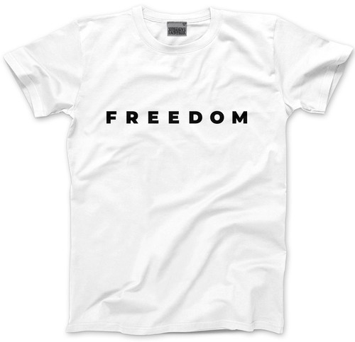 Freedom shirt america bianca - freedom, t-shirt