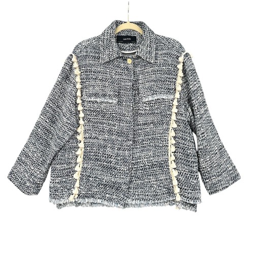 Giacca tweed zara basic boucle - zara,