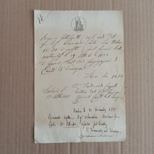 1888 Carta Bollata Da 5 C Atto