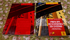 Principi di economia ed estimo, 2 tomi uno copertina D. Franchi - G.C. Ragagnin