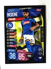 Figurina Champions Match Attax Topps 2019/20 - Lorenzo Insigne Ssc Napoli # C12