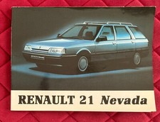 Renault 21 NEVADA Libretto Uso e Manutenzione 1991
