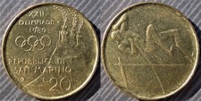 SAN MARINO  # 20 lire 1980