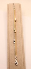 BRACCIALE ARGENTO TRE FILI TRE