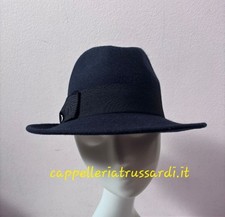 CAPPELLO BLU FELTRO LANA