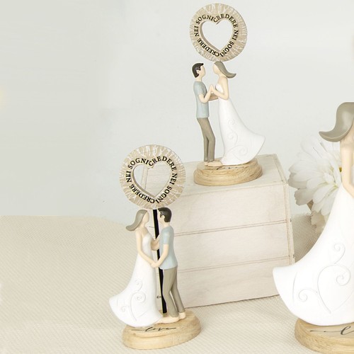 Statuine sposi stilizzati - sposi,