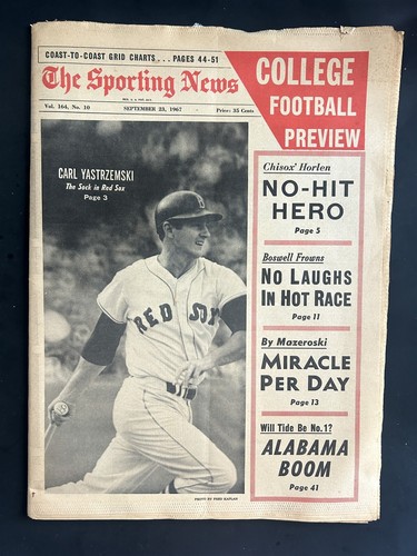 1967 sporting news - 1967, red