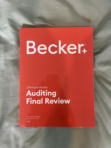 Becker cpa auditing final - cpa,