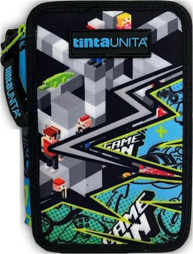 Astuccio scuola triplo - triplo, zip
