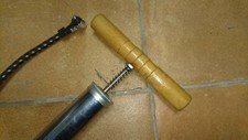 Pompa cromata legno - pompa, gonfiaggio