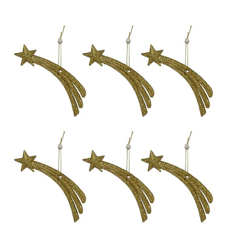 Stelle comete oro appendino - 6,