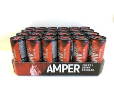 AMPER Energy drink originale taurina + caffeina Polonia 24 x lattine da 250 ml