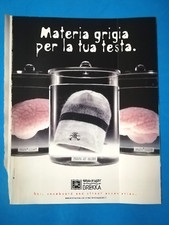 RITAGLIO DI GIORNALE CLIPPING PUBBLICITA' BREKKA CAPPELLO DA COLLEZIONE - (141)