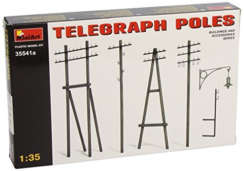 Telegraph poles diorama - telegraph,