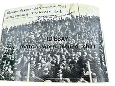 FOTO PHOTO TIFOSI TORINO ALESSANDRIA 1932 CALCIO ORIGINALE VINTAGE  MAGLIA SHIRT