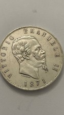 Lire 1871 milano - milano, moneta