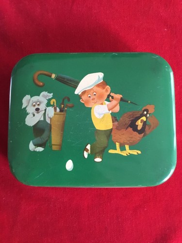 Scatola latta motta vintage - latta,