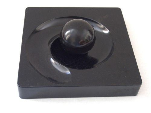 Posacenere nero spiros - posacenere,