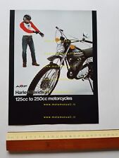 Harley-Davidson SS 125-250 - SX 175-250 1976 depliant USA originale