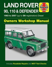 Manuale riparazione Land Rover 90, 110 e Defender Diesel (1983-2007) Haynes