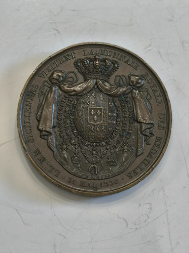 Napoli medaglia 1830 - napoli,