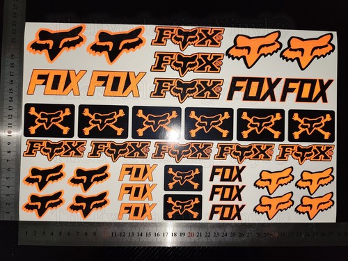 Fox racing set adesivi - racing,