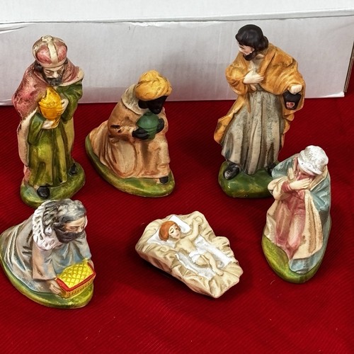Vintage korea ceramic nativity - ceramic,