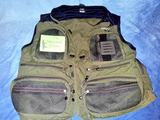 Gilet da pesca a mosca grigio GRXi L trota salmone gioco