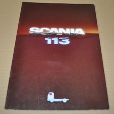 Brochure camion Scania 113