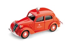 1:43 Brumm Fiat 1100 (508C.) Vigili Del Fuoco 1937 - R063 Auto Diecast Modellino