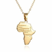 Oro Africa Ciondolo Collana &