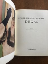 LIBRO ARTE DEGAS I GRANDI PITTORI Catton Rich Garzanti 1960