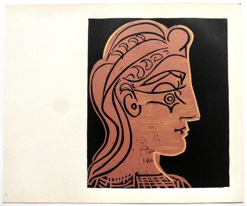 Pablo picasso linogravure 1962 - linogravure,