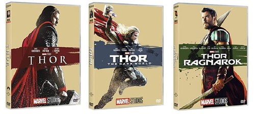 Dvd thor trilogia marvel - dvd,