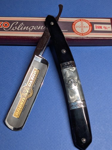 Rasoio dritto vintage dorko - rasoio, "dorko"