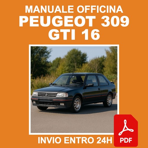 Manuale officina peugeot 309 - manuale,