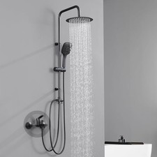 Doccia a pioggia nera senza