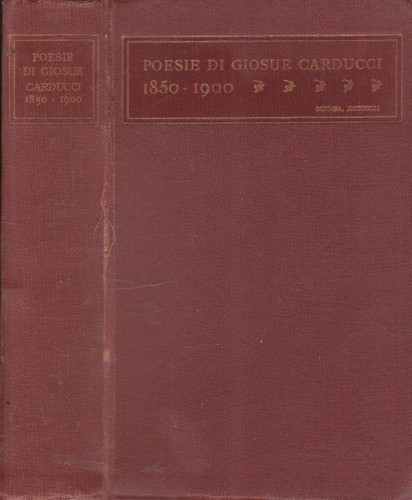Poesie 1850 1900 giosuè - poesie., 1850-1900.