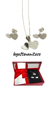 Collana donna argento cuore - collana,