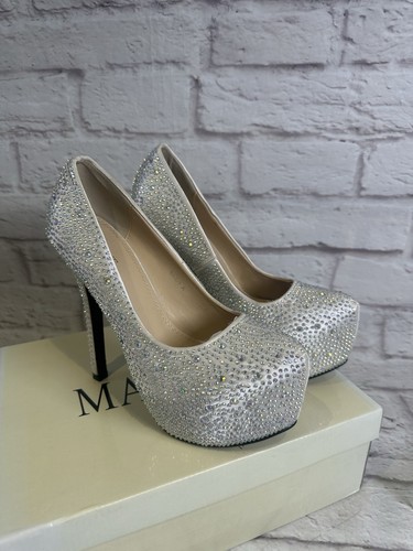 Ciabatta donna argento tacco