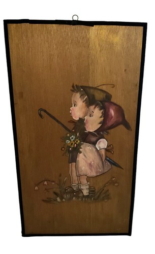 Dipinto olio pannello legno - dipinto, su