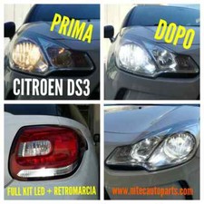 KIT LED CANBUS H7 12v 6000K 9600 LUMEN + RETROMARCIA LED / SPECIFICO CITROEN DS3