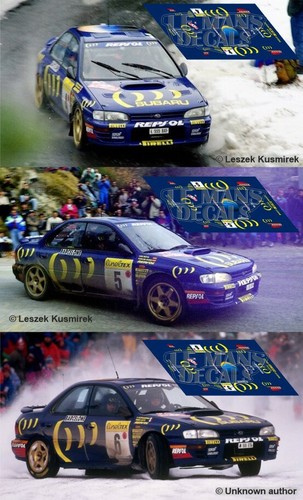 Decals subaru impreza - subaru, wrc