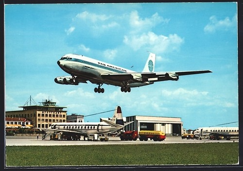 Cartolina stoccarda aereo - stoccarda,, di