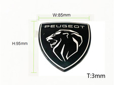 PEUGEOT LOGO EMBLEMA STEMMA 95X85 mm 2008 3008 208 308 408 508
