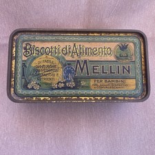 scatola latta Biscotti Mellin (litografata Metalgraf)