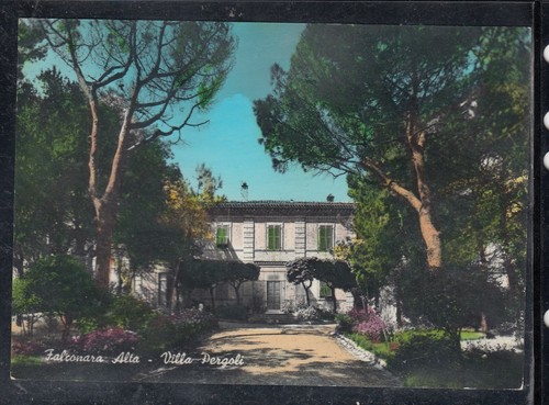 Cartolina falconara alta villa - falconara,