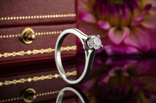 Anello solitario cartier - anello,